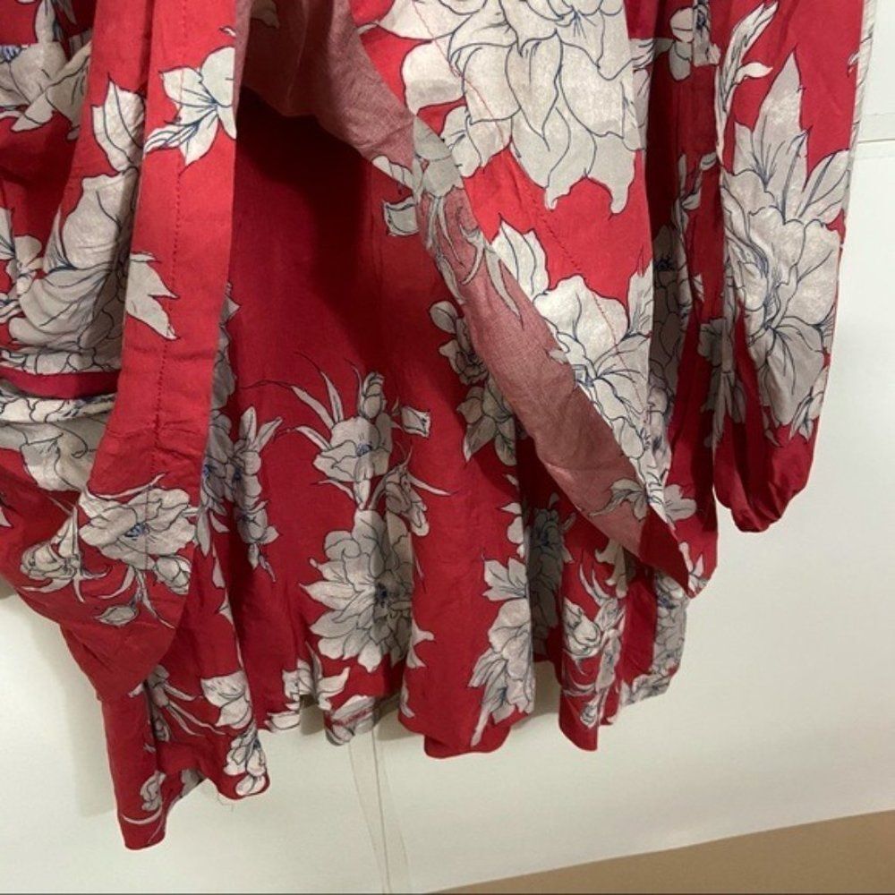 Free People Shake It Floral Long Sleeve Mini Dress - Picture 5 of 6